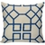 Capa Almofada Algodão San Marino Geo Azul 40cm x 40 cm - comprar online