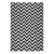 Tapete Tear Algodão Antiderrapante 1,40x2m Max Chevron Preto - loja online