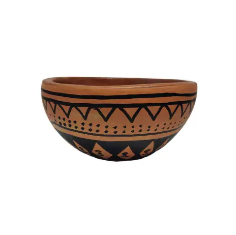 Ceramica Wauja Argila Bowl Pintado G
