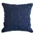 Capa Almofada 50x50cm Linha Trance Artesanal Algodão Azul Marinho