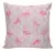 Capa Almofada Algodão 40x40cm Flamingo Rosa