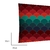 Almofada Retangular Estampa Exclusiva Veludo 30x50cm Coleção Cora Brasil 619 Colorido Ondas Vermelho, Verde Agua, Azu - comprar online