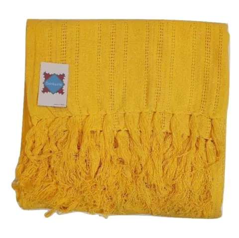 Manta Tear Algodãp 1,40x1,80M Diamantina Amarelo