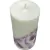 Velas em Cimento 8cmx3,5cm Marmorizada Lilas Castanha e Canela - Tapetes. Almofadas, Mantas Algodão Zankasta Decor 