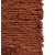 Tapetinho Tear Manual Pelo Alto 0,50x0,70m Fluffy Colors Terracota Liso - comprar online
