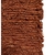 Tapete Tear Manual Passadeira Pelo Alto Algodão 0,50x1,50m Fluffy Colors Terracota Liso - comprar online