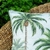 Capa Almofada Linho 45x45cm Garden Coqueiros Verde na internet