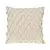 CAPA DE ALMOFADA Algodão Macrame AMIZADE 50X50cm CRU