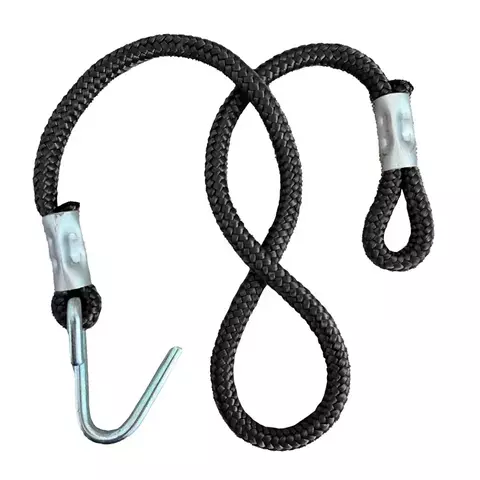 EXTENSOR REDE CORDA DE NYLON C GANCHO TAMANHO PADRAO PRETO