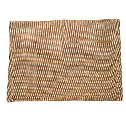 Jogo Americano Tear Algodão 6 lugares 45x32cm LUXO TERRA/CRU