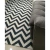 Imagem do Tapete Tear Algodão Antiderrapante 1,40x2m Max Chevron Preto