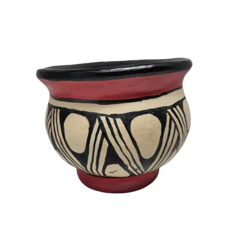 Ceramica Wauja Decorativa Argila Vaso 002
