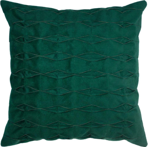 Capa de Almofada Decorativa 45x45cm Camurça Brise Verde Bandeira