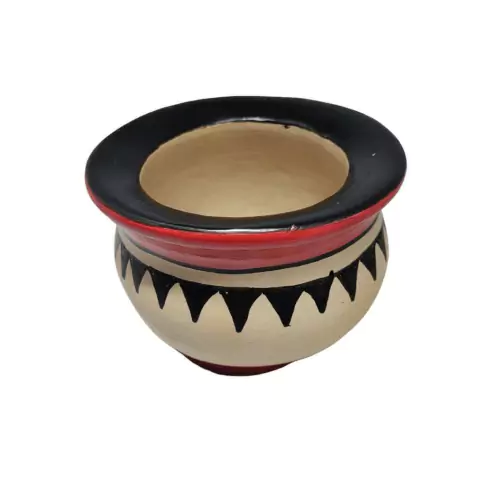 Ceramica Wauja Decorativa Argila Vaso 003