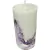Velas em Cimento 8cmx3,5cm Marmorizada Lilas Castanha e Canela