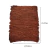 Tapetinho Tear Manual Pelo Alto 0,50x0,70m Fluffy Colors Terracota Liso na internet