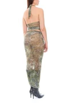 POLLERA HIRIKO FOREST - comprar online