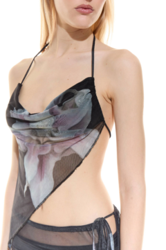 TOP JAZMIN TUL PRINT - comprar online
