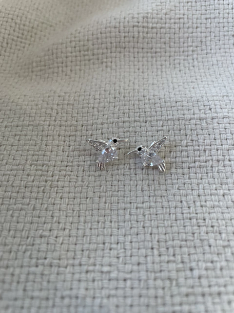 Aros Colibri plata ( por unidad )