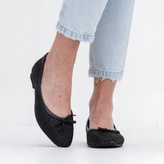 Ballerina Rafia Negro - comprar online