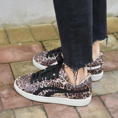 Suede Vegan Animal Print
