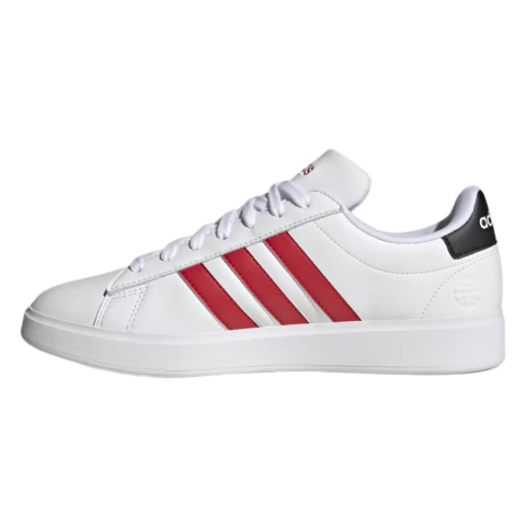 Tênis Adidas Grand Court 2.0 Branco e Vermelho Original