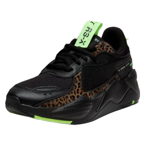 Tênis Feminino Puma RS-X Animal Print Preto e Verde Original