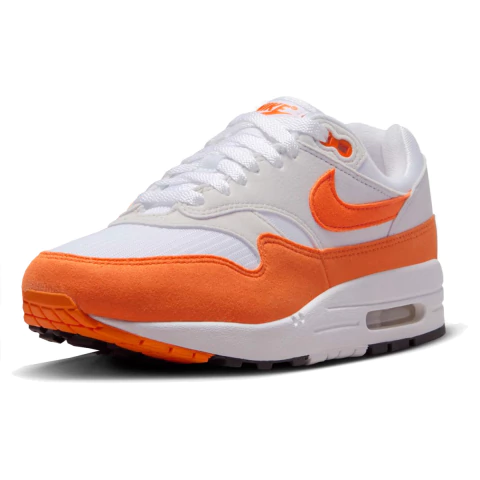 Tênis Feminino Nike Air Max 1 Cinza e Laranja Original