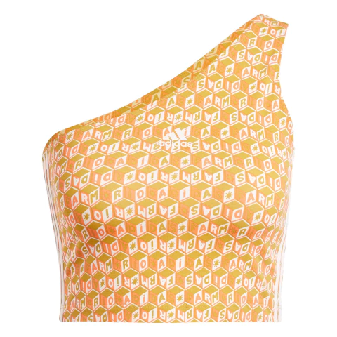 Top Adidas x FARM Rio Laranja e Amarelo Original