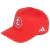 Boné Internacional Snapback Vermelho e Branco Adidas Original