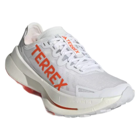 Tênis Feminino Adidas Terrex Agravic Speed Ultra Trail Running Branco e Laranja Original