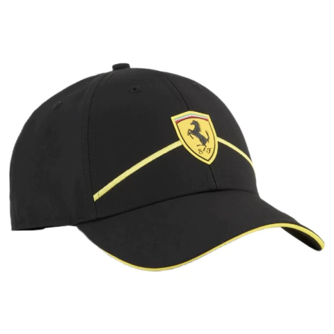 Boné Puma Scuderia Ferrari Race Preto e Amarelo Original