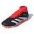 Chuteira Campo Adidas Predator Club Sock 24 Preta e Vermelha Original