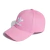 Boné Adidas Baseball Trefoil Rosa e Branco Original