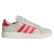 Tênis Adidas Grand Court Base 2.0 Cinza e Vermelho Original - comprar online