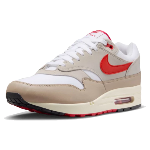 Tênis Nike Air Max 1 Branco e Cinza Original