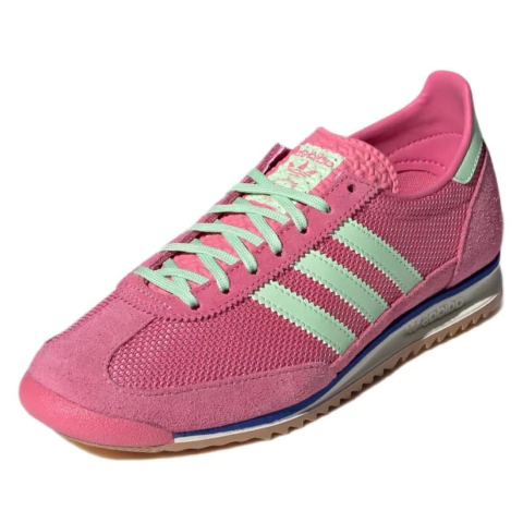 Tênis Feminino Adidas SL 72 OG Rosa e Verde Original
