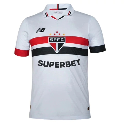 Camisa São Paulo 2024 Branca Torcedor com Patrocínio NB