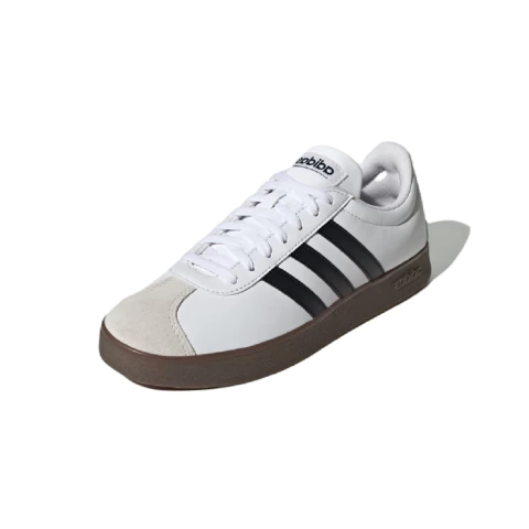 Tênis Feminino Adidas VL Court Base Branco e Preto Original