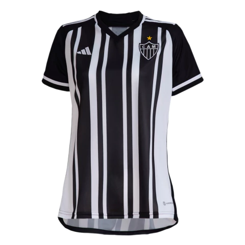Camisa Feminina Atlético Mineiro Listrada 23/24 Uniforme 1 Adidas Original
