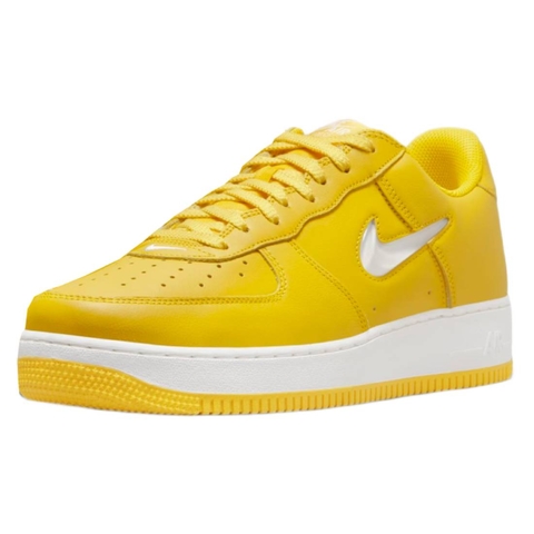 Tênis Nike Air Force 1 Low Retro Amarelo e Branco Original