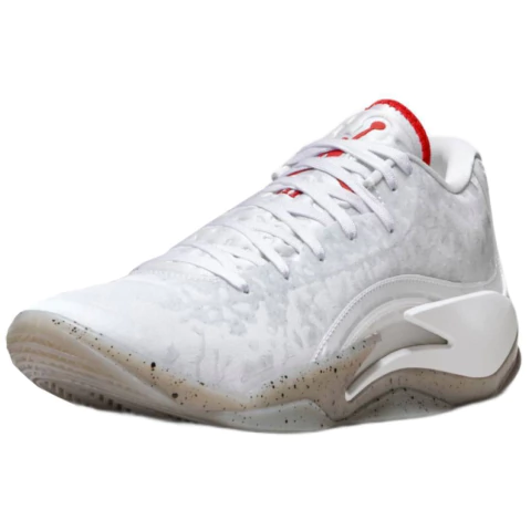 Tênis Jordan Zion 3 Branco e Vermelho Original