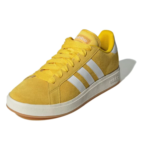 Tênis Adidas Grand Court Base 00s Amarelo e Branco Original