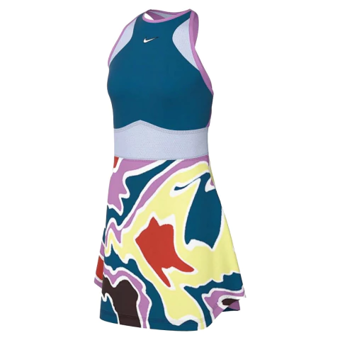 Vestido para Tênis Feminino NikeCourt Dri-FIT Slam Azul Original