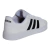 Tênis Adidas Grand Court Base 2.0 Branco e Preto Original - Footlet