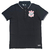 Camisa Polo Corinthians Preta Licenciada Coimbra Original