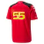Camiseta Ferrari Sainz #55 Puma 2023 Team Vermelha Original - comprar online
