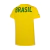 Camiseta Feminina Brasil Amarela CBAt Treino Puma Original - comprar online