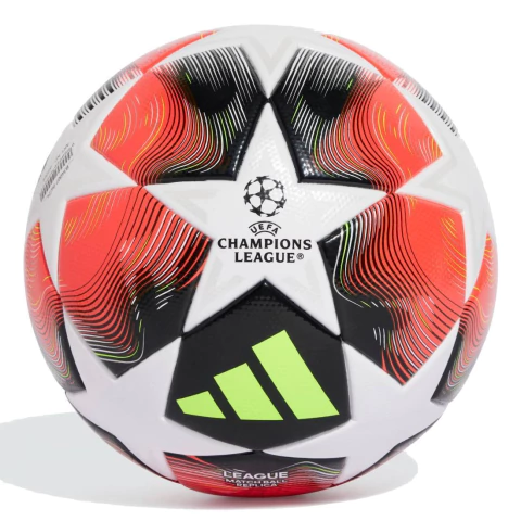 Bola Campo Adidas III UCL League Branca e Vermelha Original