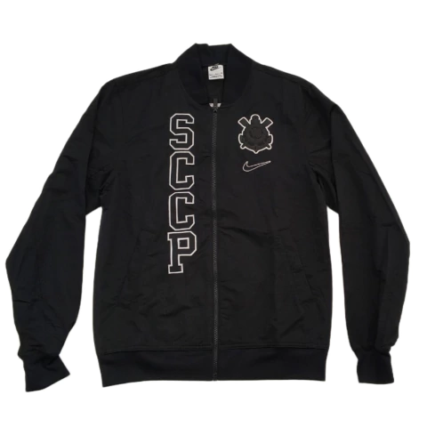 Jaqueta Corinthians Sportswear Essentials Preto Nike Original